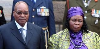Jacob Zuma with first wife Sizakele Khumalo
