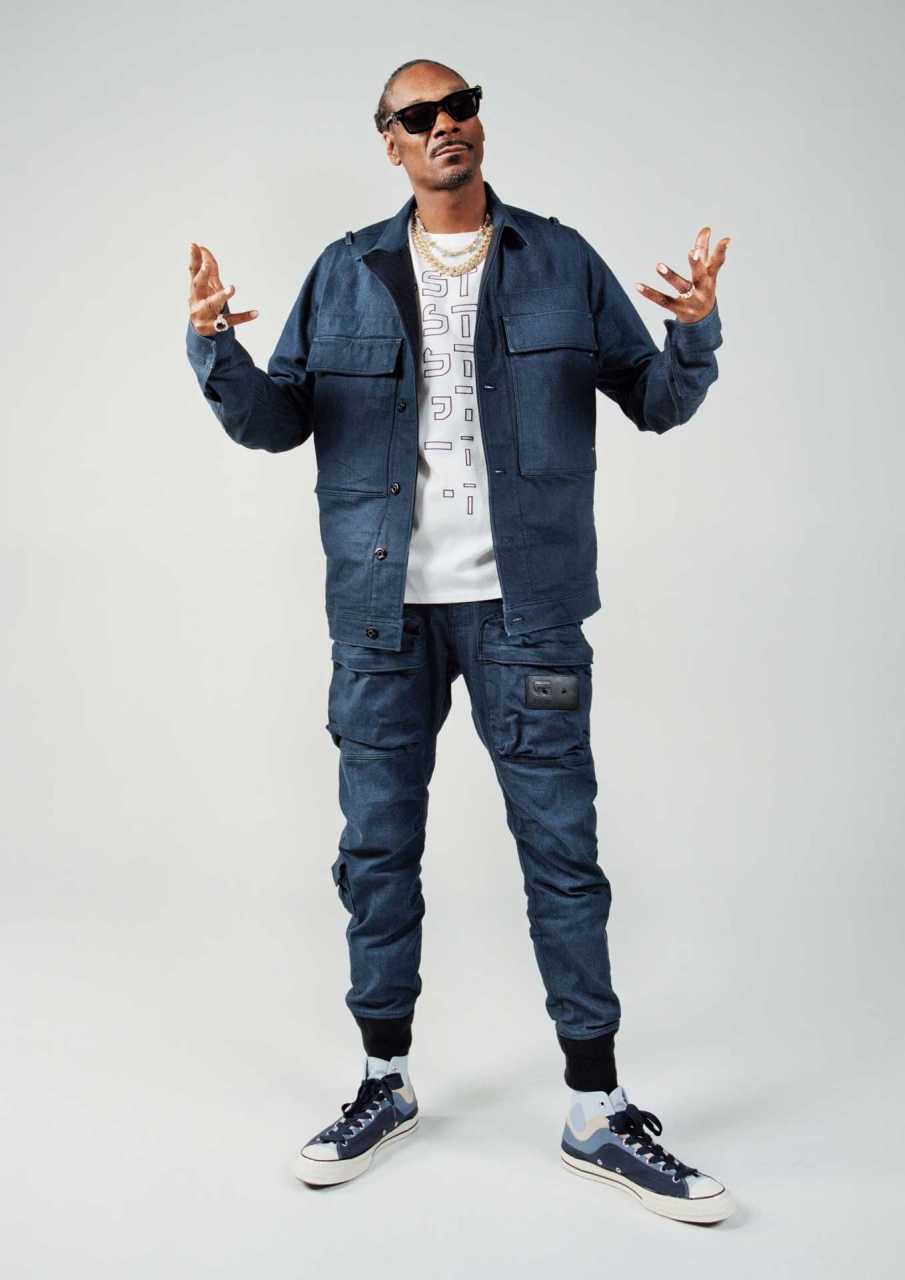 Veteran rapper, Snoop Dog, proves he is still the original G as he becomes the face of the Dutch fashion label, G-Star RAW. Image: Supplied.