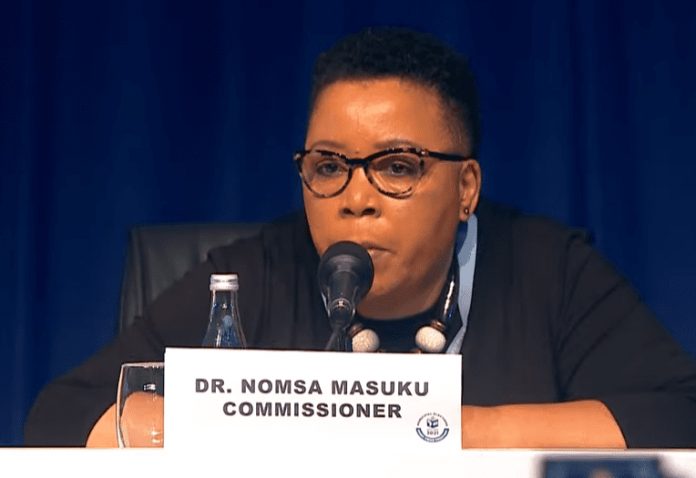 Nomsa Masuku in court