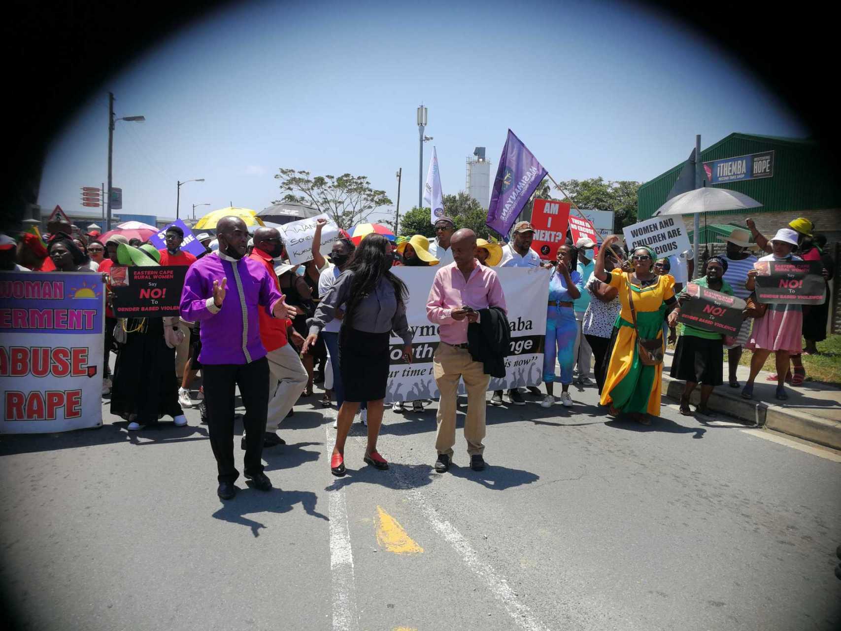 Protests against gender based violence at Amathole District Municipality offices in East London