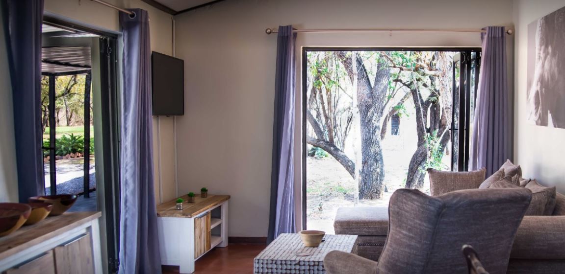A view of one of the rooms available at the lodge.