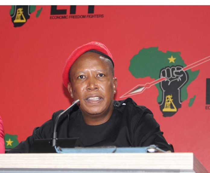 Julius Malema rand manipulation