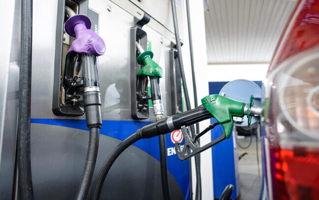Spending on fuel drops