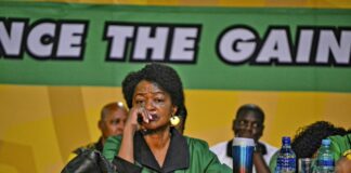 Baleka Mbete campaigns for ANC