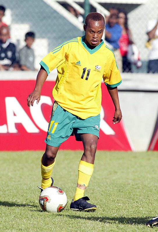 Down and out Jabu Mahlangu at