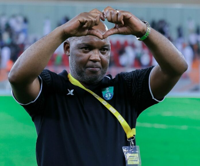 Pitso Mosimane coached Al Ahli Saudi in 2022 and won the promotions to the top flight.
