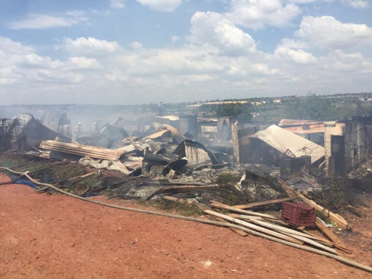 Sassa conducts assessments after shack fire in Alexandra