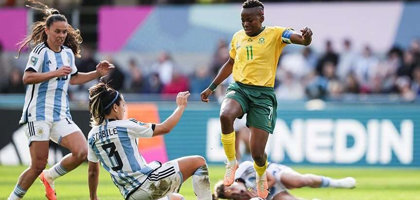 We managed to win Wafcon without Kgatlana, says Van Wyk