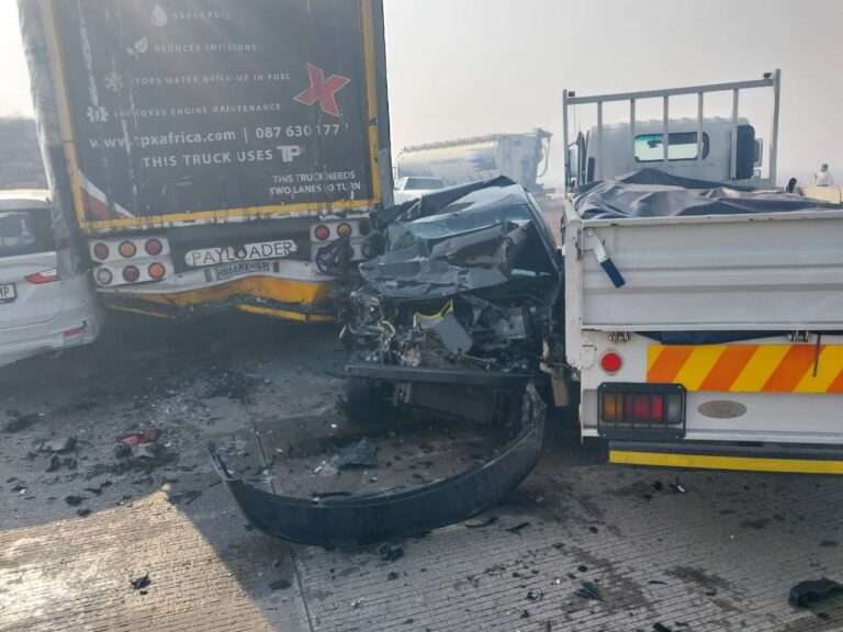 Multiple vehicle collision