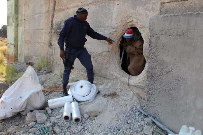 Illegal mining