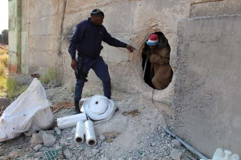 Illegal mining