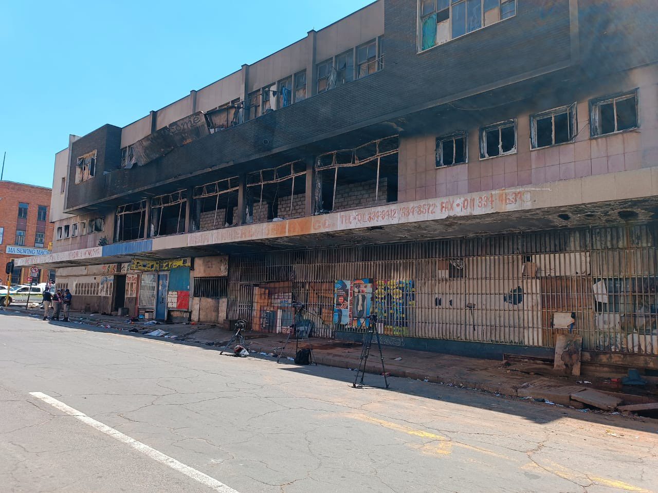 Joburg CBD fire