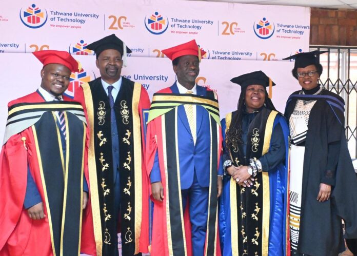 TUT honours distinguished AI scholar Prof Marwala with doctorate