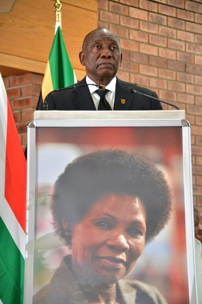 Yvonne Mokgoro's funeral service