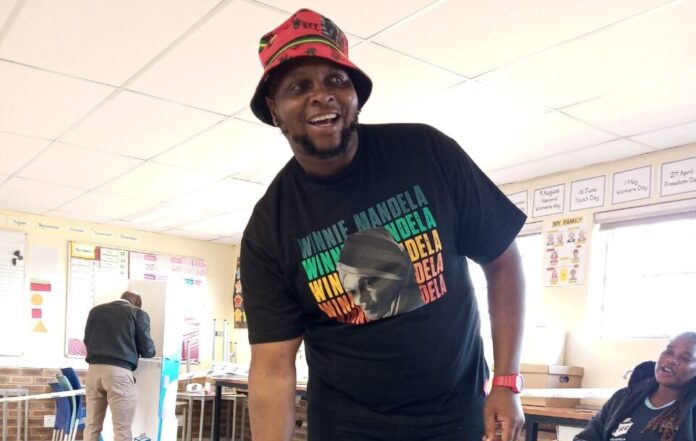 Floyd Shivambu votes