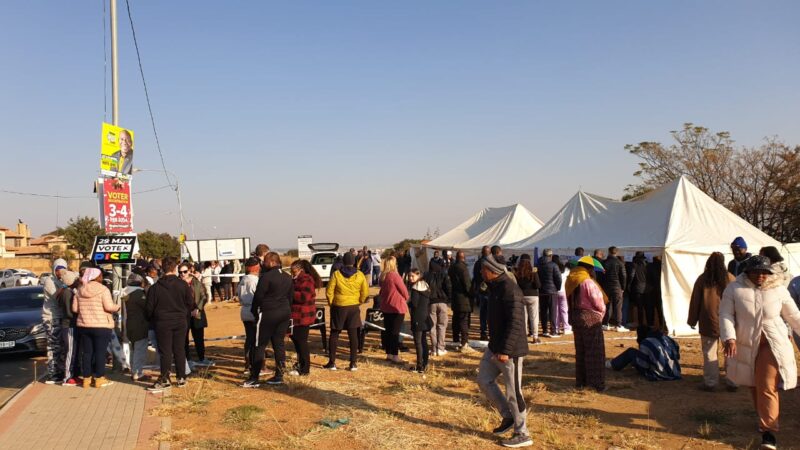 Songezo Zibi voting station