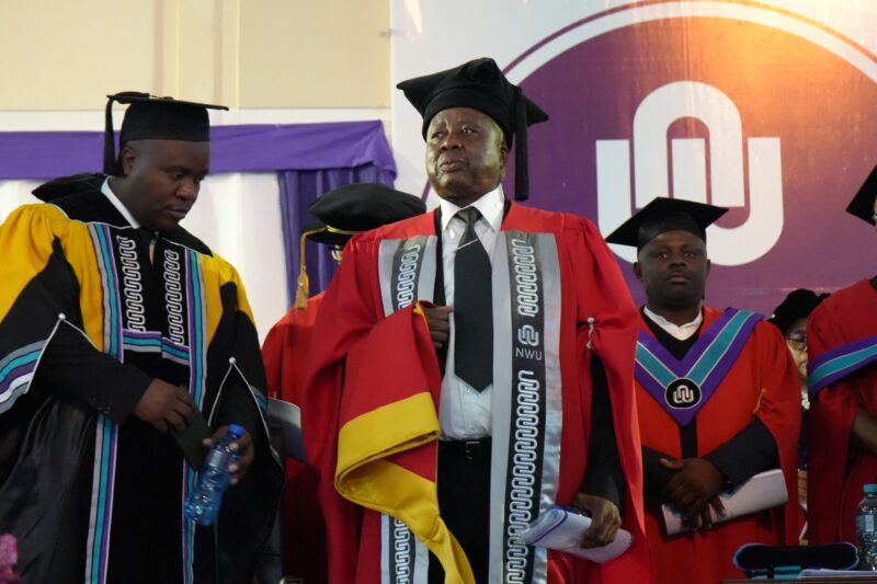 Veteran news anchor Easy Matjila receives honorary doctorate
