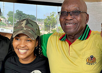 Nomcebo Zuma and Jacob Zuma
