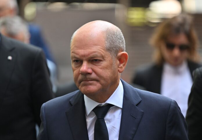 German Chancellor Olaf Scholz
