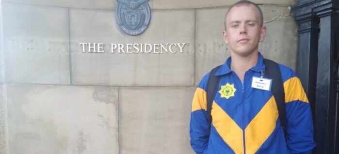 Tristan Chowles, 23, a police trainee on a 9-month Basic Police Learning Development Programme