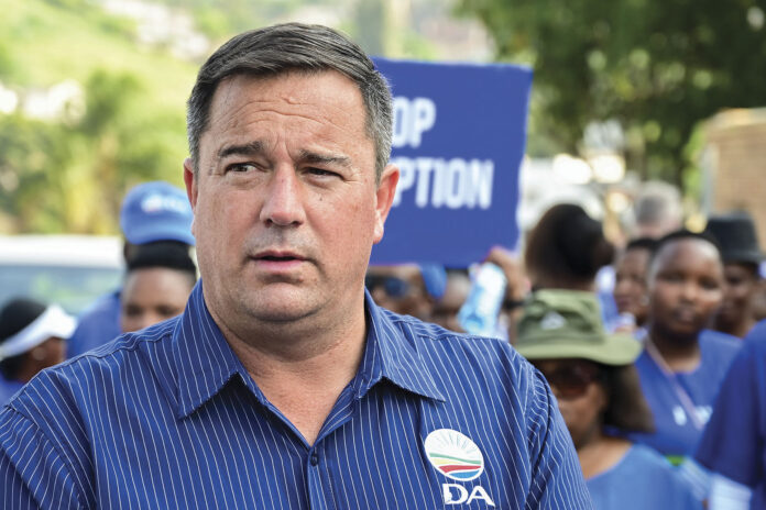John Steenhuisen talks tough