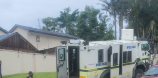 Police and SARS officials raid MaMkhize’s posh KZN home