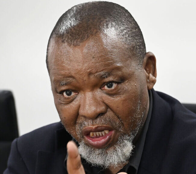 Mantashe and his family receive threats