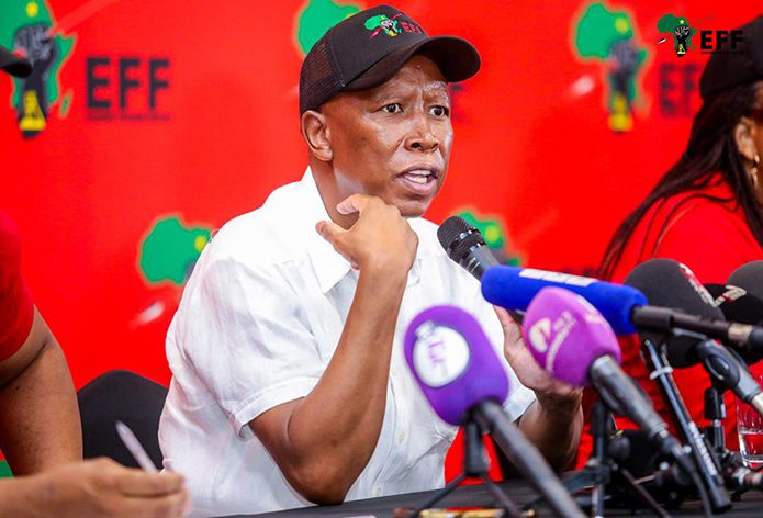 Malema condemns Donald Trump