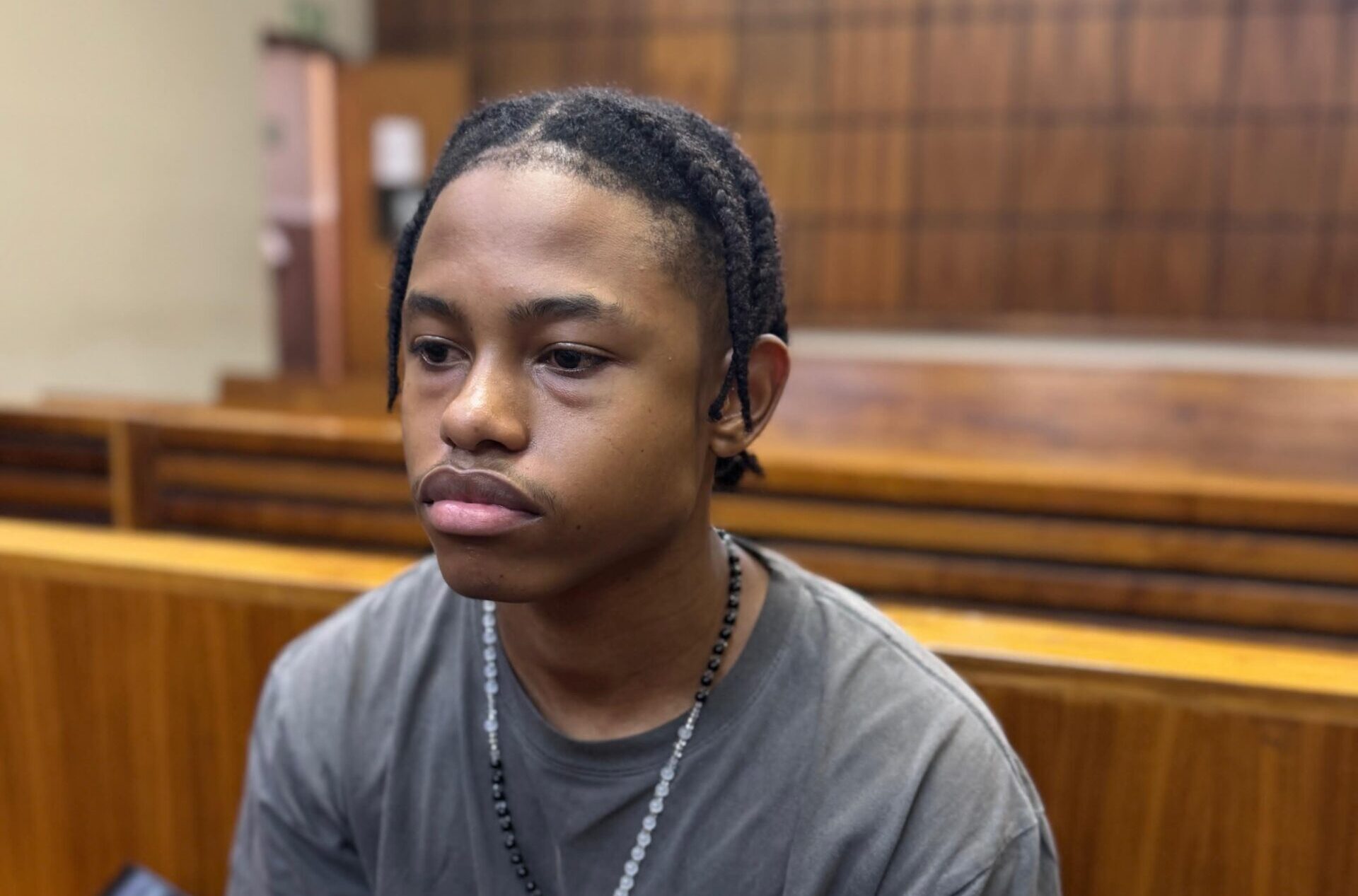 Donell Mbele appears in court for rape
