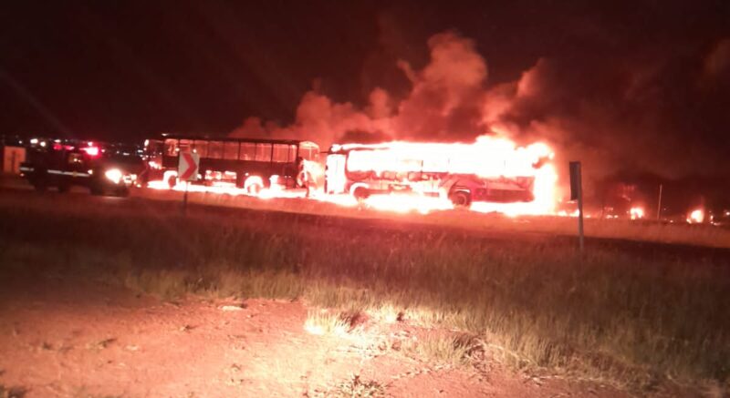 Putco buses torched