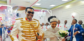 IPHC leader walks down the aisle with wife Mamakgotla