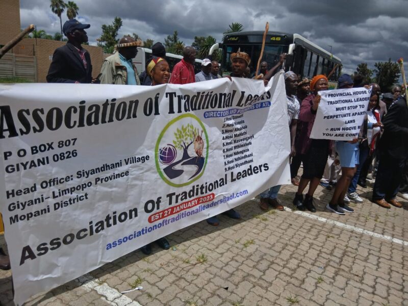 Tsonga traditional leaders feel hard done by the state