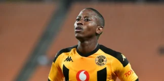 Thabo Cele in the colours of Kaizer Chiefs