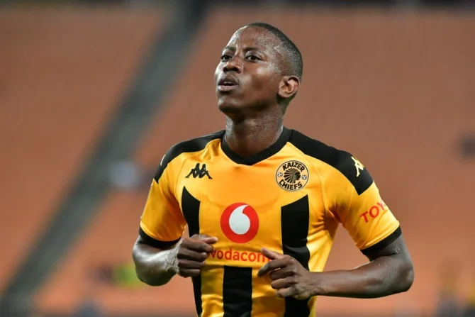 Thabo Cele in the colours of Kaizer Chiefs