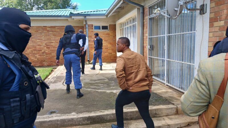 DNA evidence, dockets confiscated during raid at cop's home
