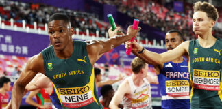 Hezekiel Sepeng on SA relay team