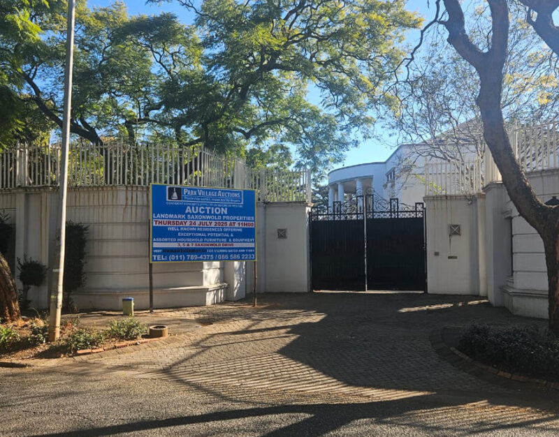Gupta compound auction goes ahead
