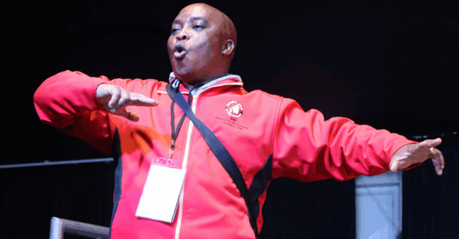 NUM President Phillip Vilakazi.