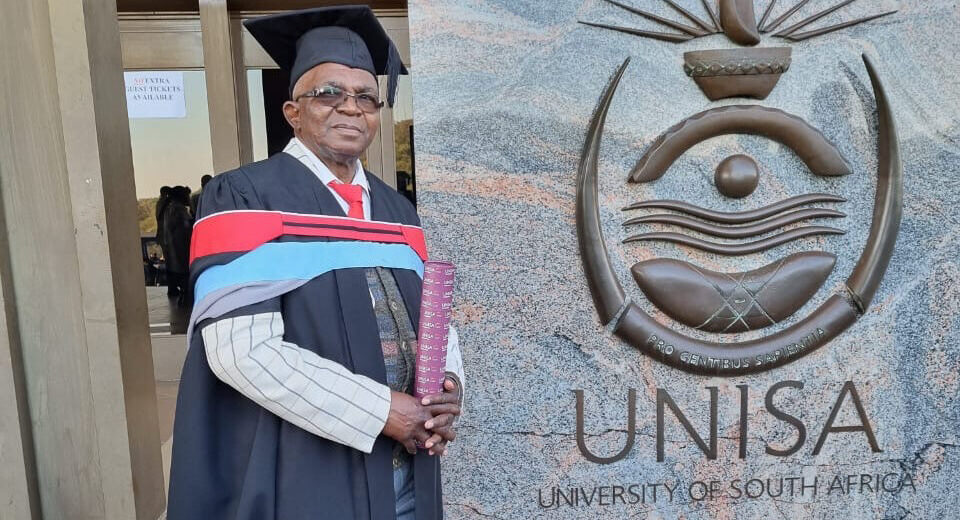 Former SABC soccer commentator (71) adds LLB to medical qualification 
