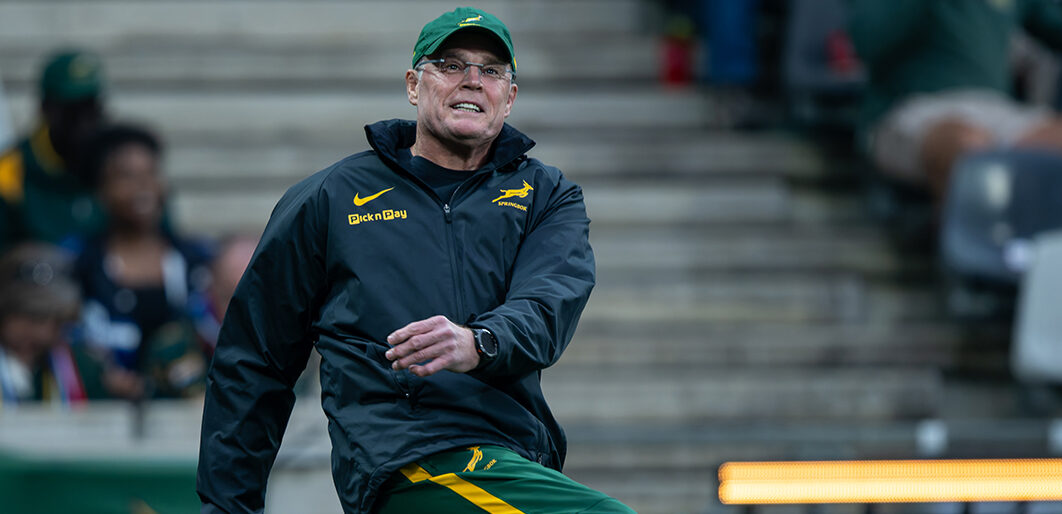 Springboks coach Rassie Erasmus preparing for Argentina
