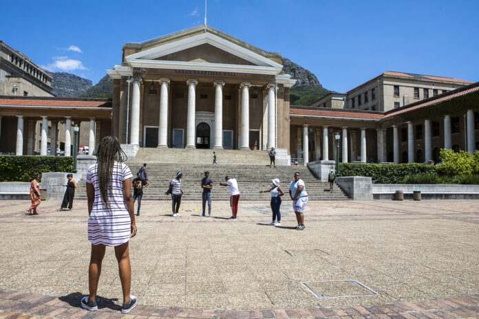 A view of the University of the Cape Town 