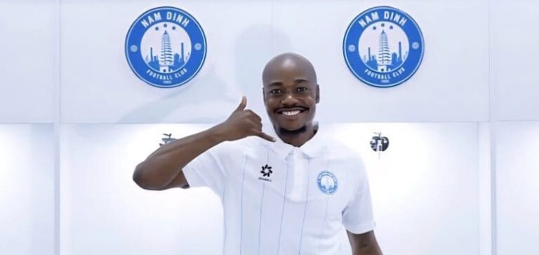 Percy Tau joins Njabulo Blom at Vietnamese club Nam Dinh FC