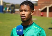 Shandre Campbell is amongst the new players in the Bafana Bafana setup.