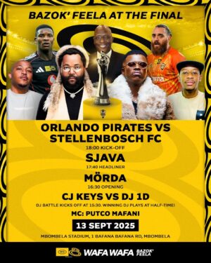 Sjava, Mörda to headline MTN8 final entertainment in Mbombela