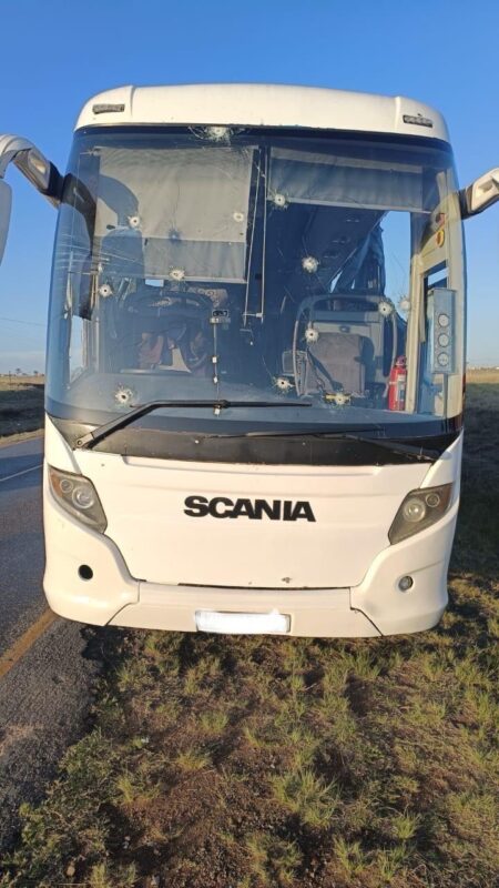 Long-distance bus shot at in Eastern Cape