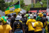 ANC, EFF and DA protest outside state capture ahead of Geoff Makhubo's appearance in South Africa
