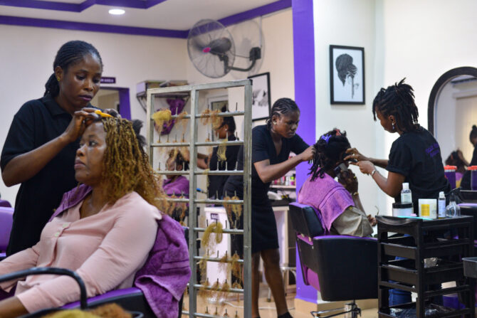 Natural hair business