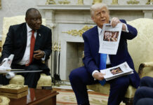 President Trump Meets With South African President Cyril Ramaphosa At The White House