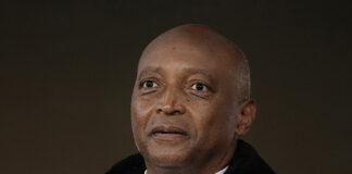 Patrice Motsepe at the South Africa v Cameroon: Round Of 16 - Africa Cup Of Nations game
