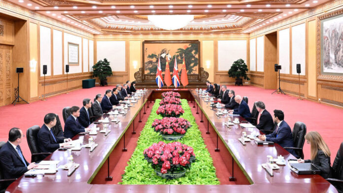 British PM meets Chinese president